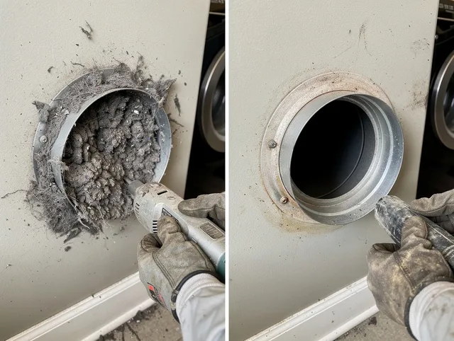Professional clogged vent cleaning by Calimesa Dryer Vent Cleaning in Calimesa