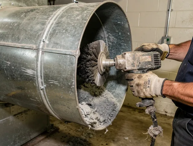 Industrial-grade dryer vent cleaning by Calimesa Dryer Vent Cleaning in Calimesa